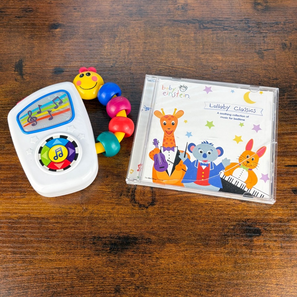 Baby Einstein Take Along Tunes Musical Toy‎ and Lullaby Classics CD Set Tested